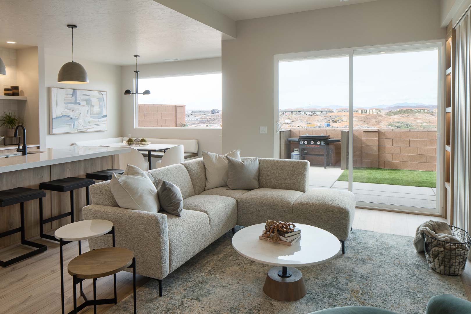 BYSO House Great Room and Kitchen — Madsen Homes, Painted Sands Hurricane