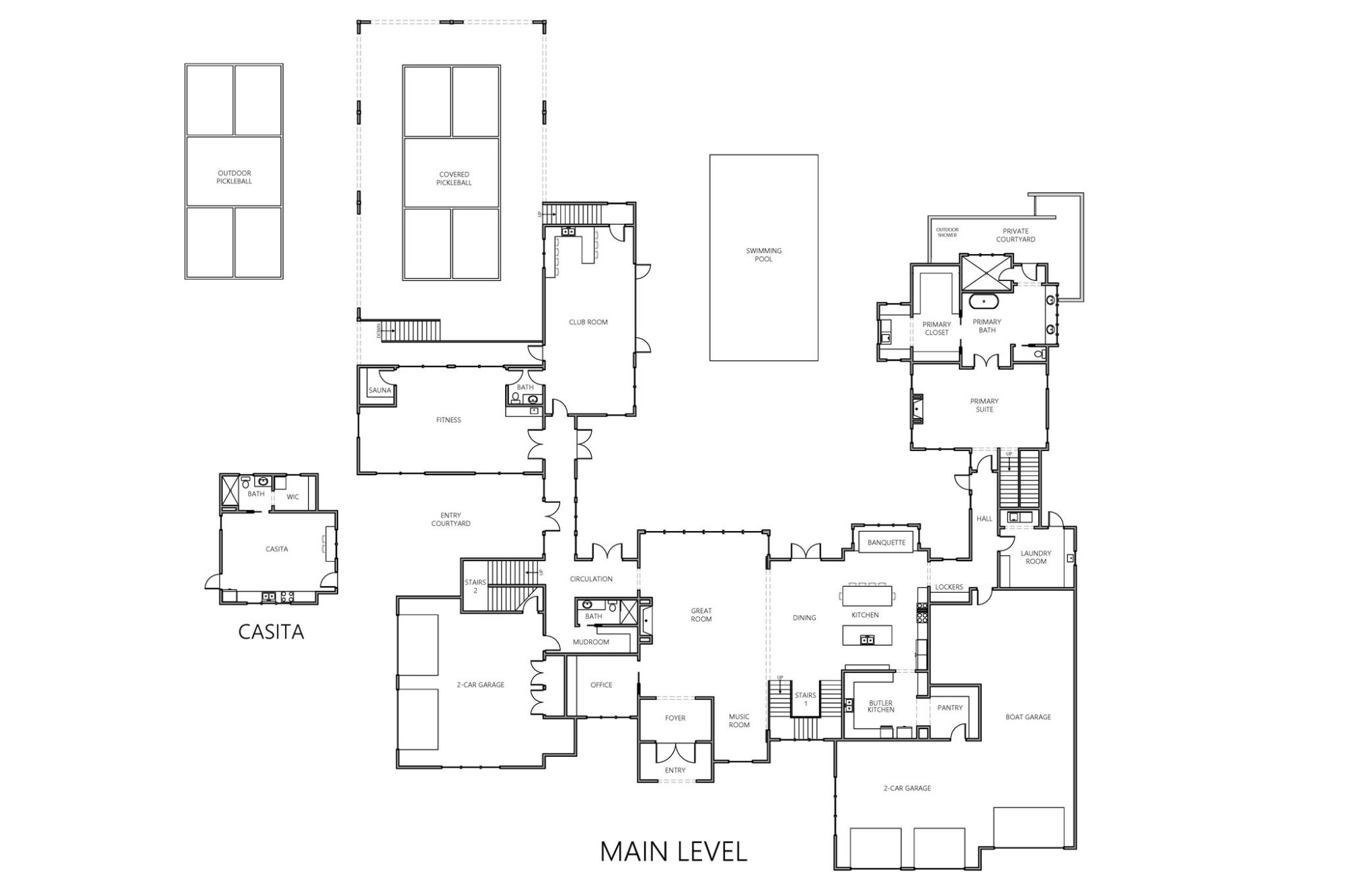 The Phoenix Main Level Floor Plan