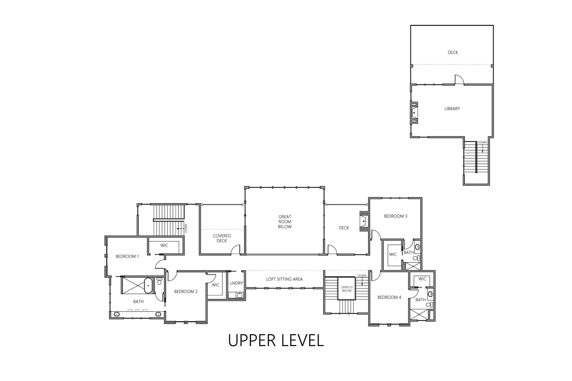 The Phoenix Upper Level Floor Plan