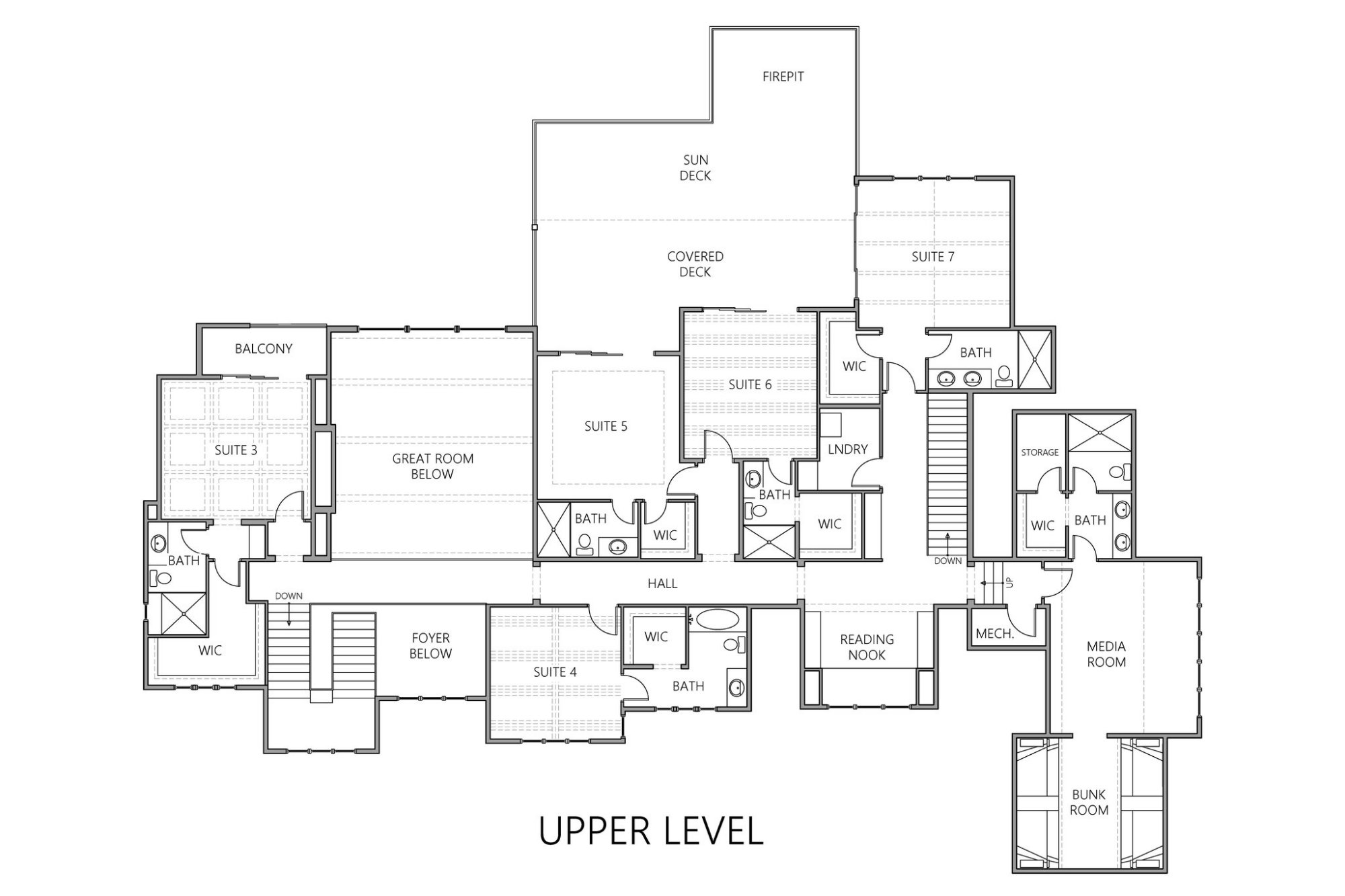 TerraVue Upper Level Floor Plan